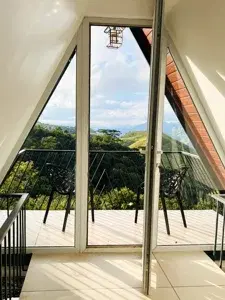 Premium  A frame cottage with balcony   photo 3