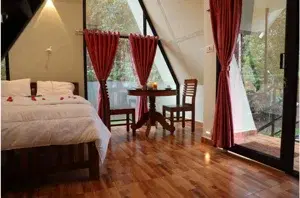 A Frame Couple Cottage AC With Balcony   photo 4